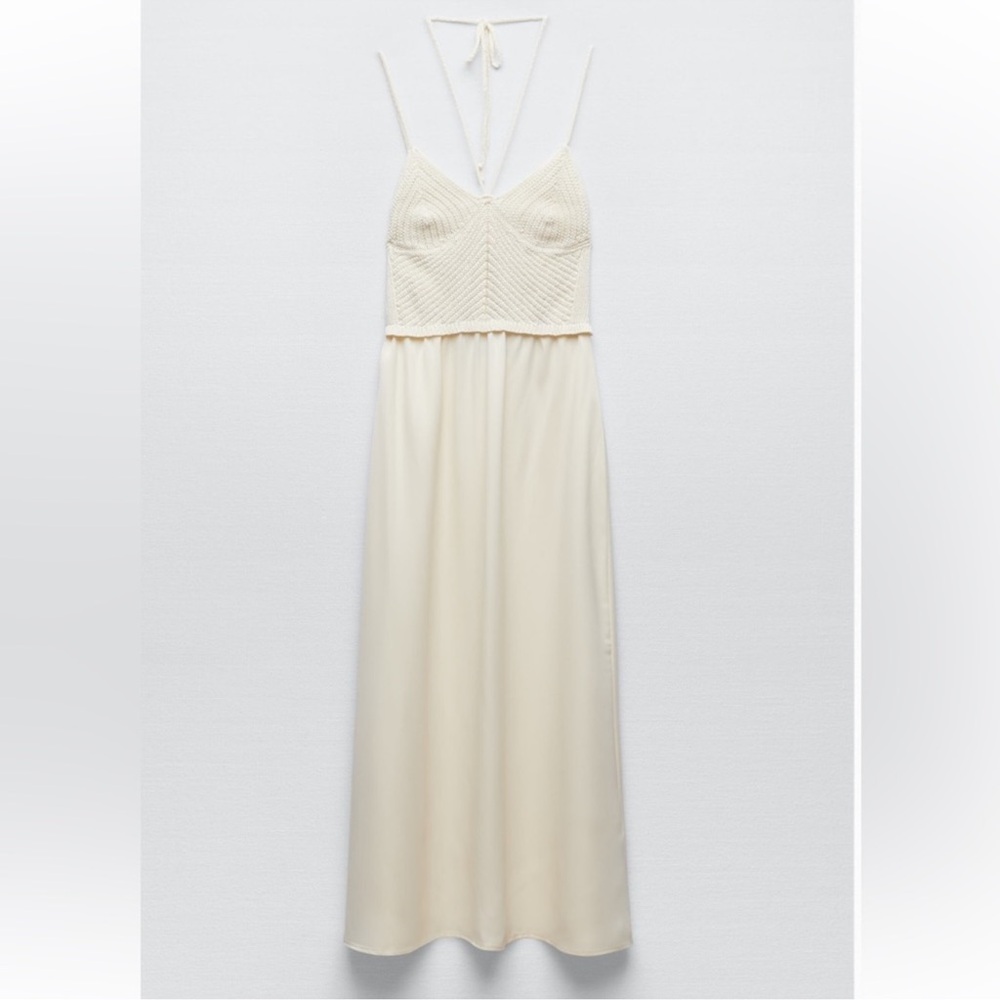 Zara Cream Maxi Dress